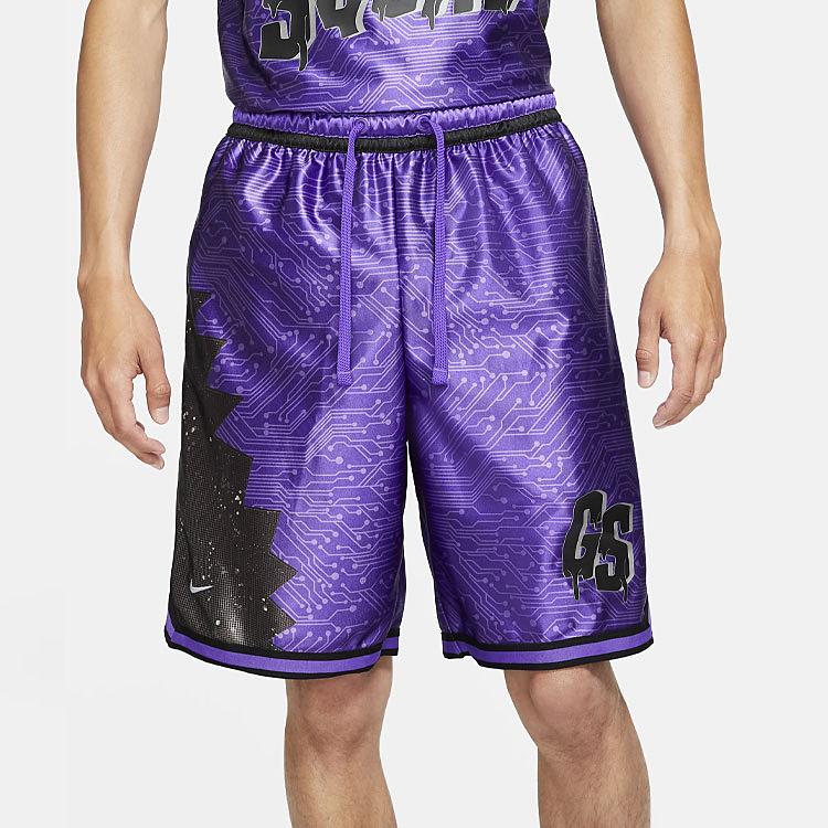 Nike Space Jam: A New Legacy X LeBron Tune Squad Graphic Quick-Dry Basketball Shorts Men Bottoms Purple DJ3876-560