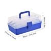 3 Layers Plastic Fishing Tackle Accessory Storage Holer Box for Lures Hooks