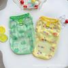 Pet clothes thin spring and summer ins wind breathable vest teddy dog cat clothes large dog golden retriever