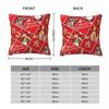 Pillow Cover Christmas Pattern Cushion Cover Kawaii Pillow Case For Sofa Home Decorative Pillowcases