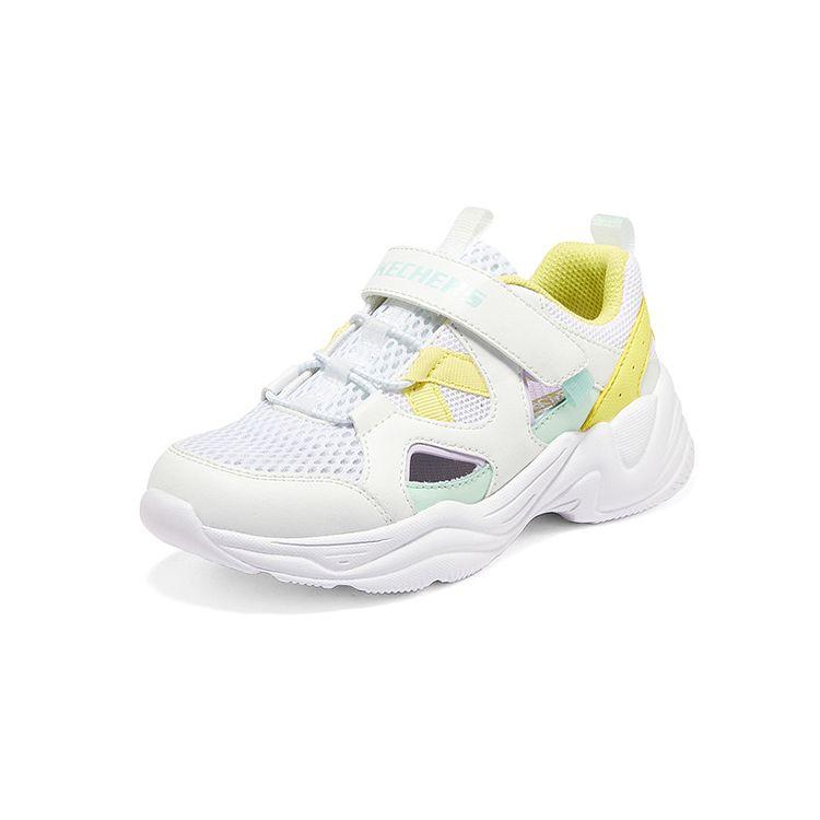 Skechers Удобные универсальные повседневные кроссовки для детей, белые, 302546L-WMLT