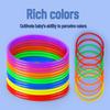 Plastic Ring Toss Game Set for Children - Perfect for Night Market Stalls, Parent-Child Fun, and Wedding Prizes