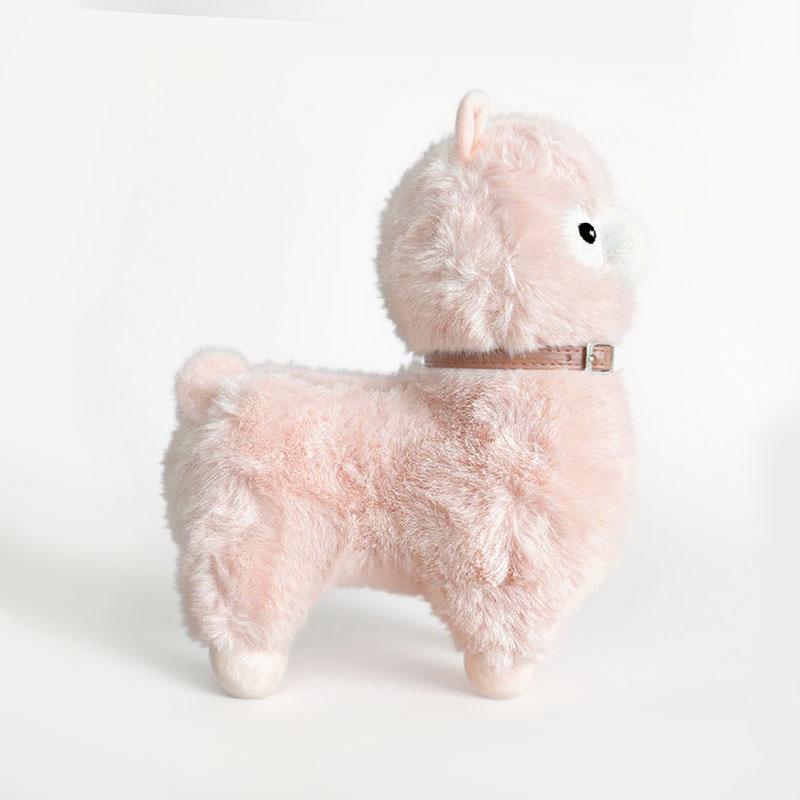 Cute Cute Bell Alpaca Doll Plush Toy Little Sheep Doll Children Soothing Rag Doll Birthday Gift