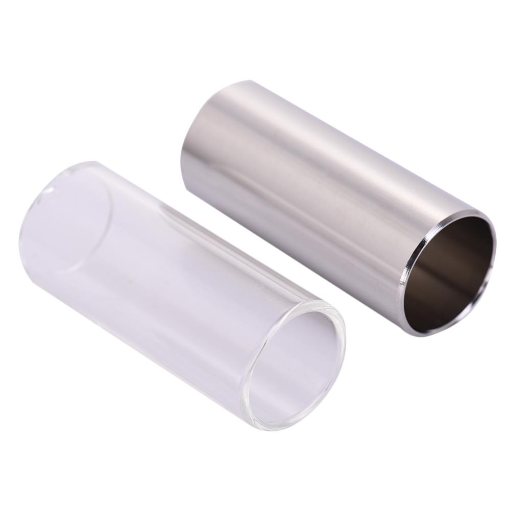 6CM Glass & Stainless Steel Electric Guitar Sliders Set Slides Set