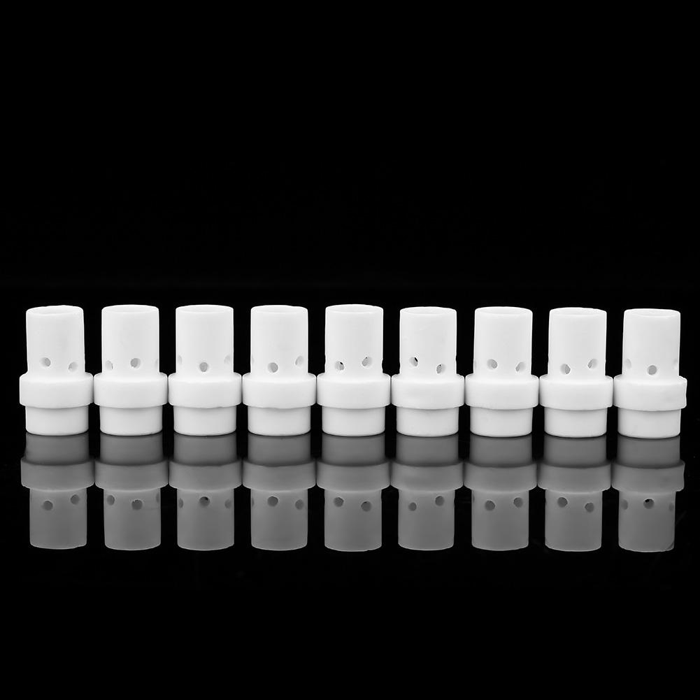 10pcs 36KD Ceramic Gas Diffuser MIGMAG Welding Soldering Torch Consumables