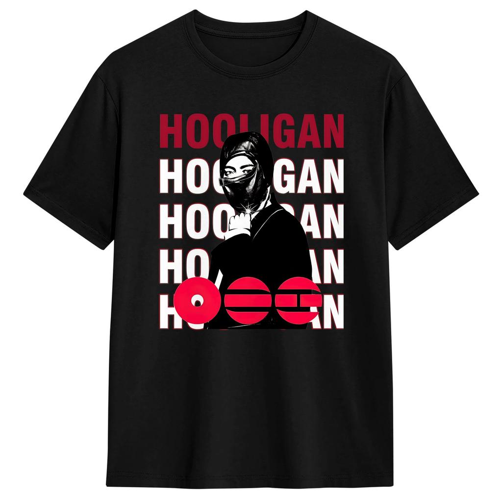 Hooligan JIn Concert T-shirt Rises Tour Sweatshirt Fashion Short Sleeve Fan Gift Summer T-shirts