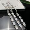 1String, Mother of Pearl Beads, Baroque Natural Shell Loose Spacer Beads for Jewelry Making DIY Wedding Crafts, Unique Birthday Party Gift Beaded 18cm