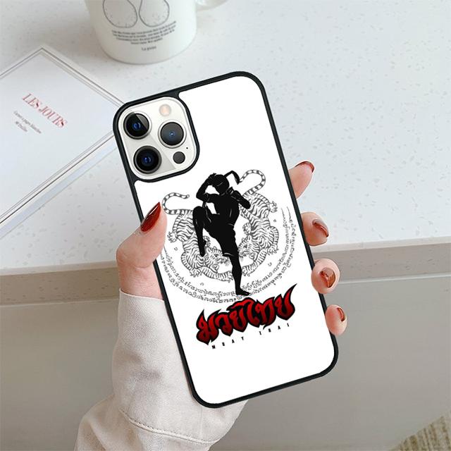 Muay Thai Knee Phone Case For iPhone 17 Air 14 15 16 13 12 Cover For Apple 14 15 16 Pro Max 6S Plus Coque