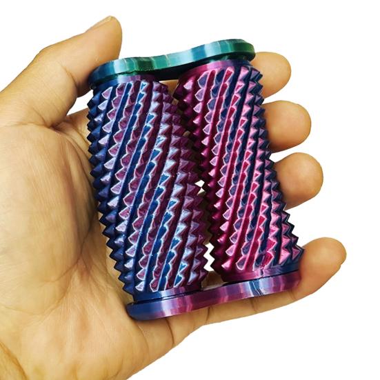 3D Printed Spiky Roller Fidget Toy Anxiety Stress Relief Kids Teens Adults Handheld Bumpy Rolling Massage Stick