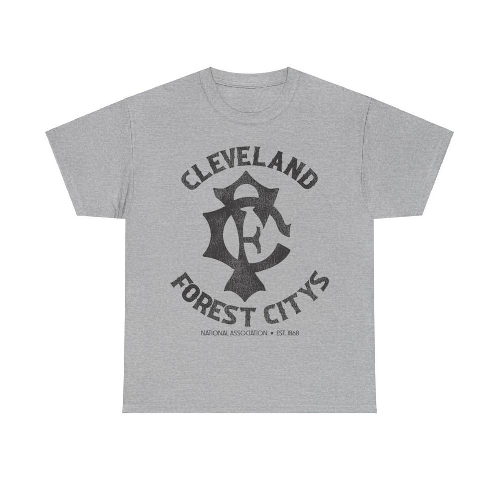 

Cleveland Forest Citys Nostalgic Retro Baseball Team T-shirt 4XL