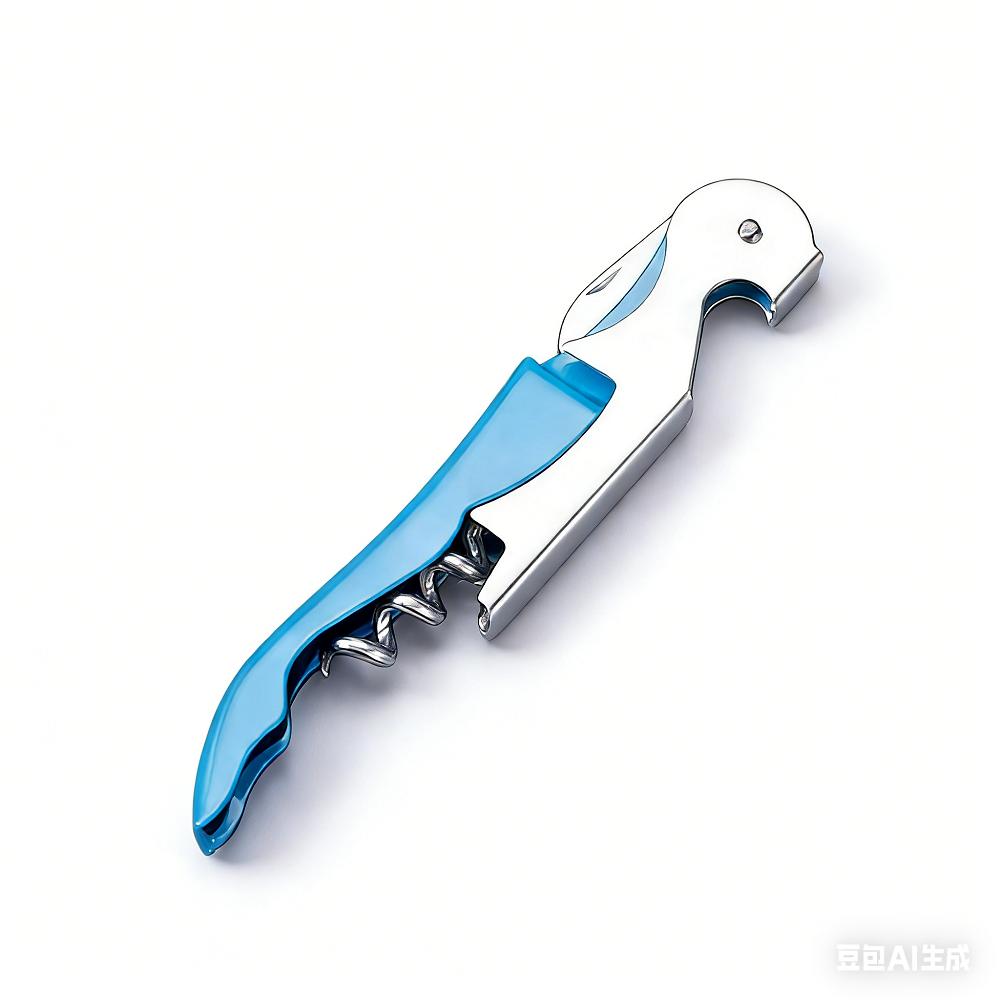 Corkscrew Wine Opener Double Hinged Design Easy Grip Bottle Opener Gift For Wine Lover