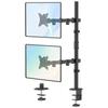 WORLDLIFT Monitor Top and Dual Dual Long Horizontally Clamp 35 Load Capacity 12KG Arm, Vertical, Bottom, Screen, Pole, Movable, Type, Inch,