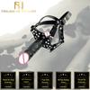 Double Black Dildo Mouth Gag Head Harness Pegging Strap On  Restraints Strap Ons