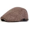 Newsboy Brand Latest Fresh Pattern Grid Vertical Neutral Gender Women  Men For Caps British Painters Hats Autumn Winter Berets Adjustable Flat