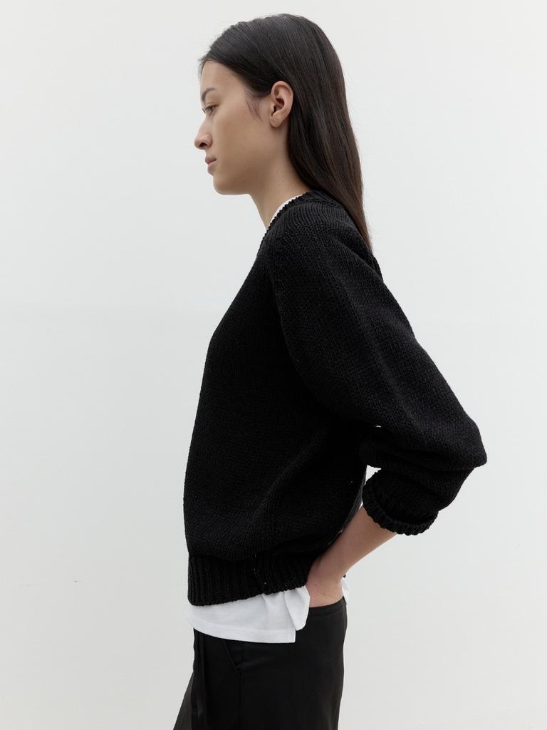 Nobeu Zen V-Neck Knit Black