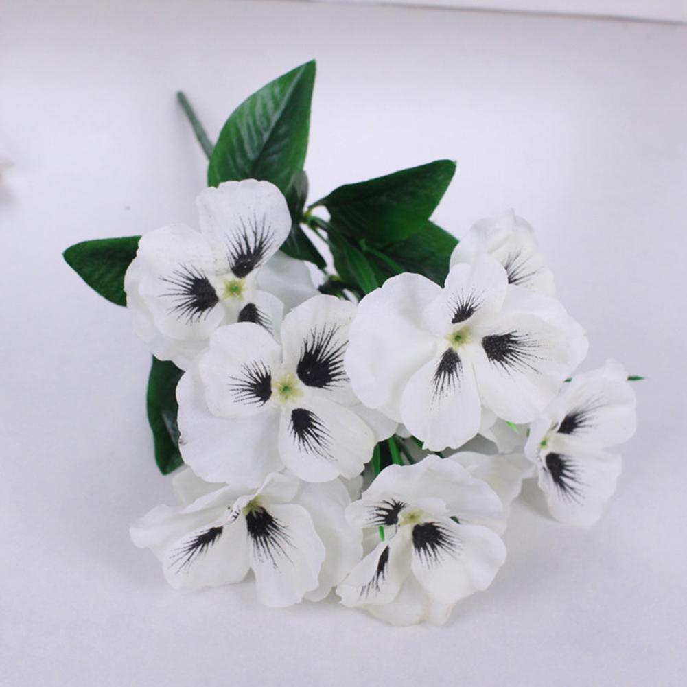 Event Centerpieces Artificial Pansy Flowers Beautiful Blooms For Any Occasion Authentic Look Bright Home Decor