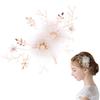 DFsucces Hair Ornament for Girls, Flower Petal Hairpin, Cute Accessory for Photography, Concerts, Graduations, and Weddings