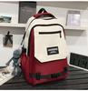 School bag new school bag men's Korean version ins trendy tooling style large capacity middle and high school students multi-compartment casual