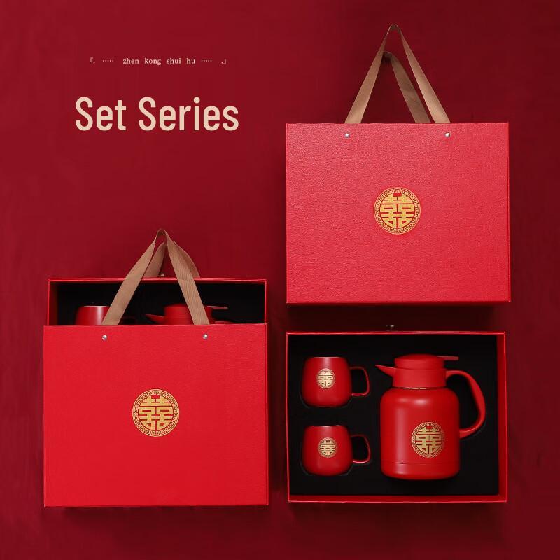 Stainless Steel Insulated Food & Tea Pot Gift Set
