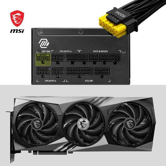Alimentation pc - msi - 306-7zp9a11-ce0 - mag a1250gl pcie5