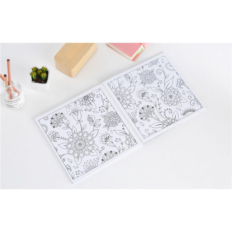 

120 страниц корейских мандал цветочная раскраска для детей взрослых граффити рисунок