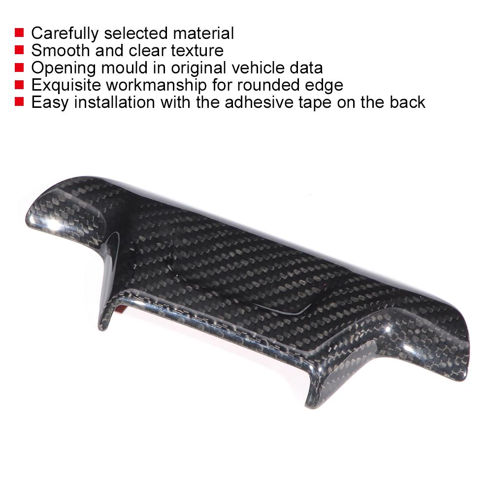 Carbon Steering Wheel Cover Fit for ZL1 2017-2019 Steering Wheel Sticker Steering Wheel Decorative Cover