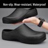 Women's Waterproof, Oil-Proof Anti-Slip Chef Shoes - Stain-Resistant Workwear for Restaurants and Hotels, Closed Toe and Half Slippers