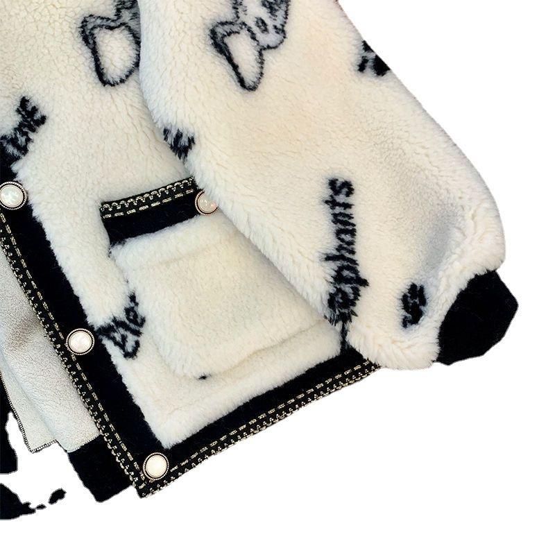LJX 2024 Nuova Giacca Coreana Cappotto Invernale e Autunnale Maglione Lavorato a Maglia da Donna Cappotto Carino Cappotto Rilassato da Ragazza Affascinante Top Lavorato a Maglia da Donna Cappotto di Lusso in Peluche