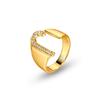 26 English Alphabet Adjustable Women's Fashion Rings