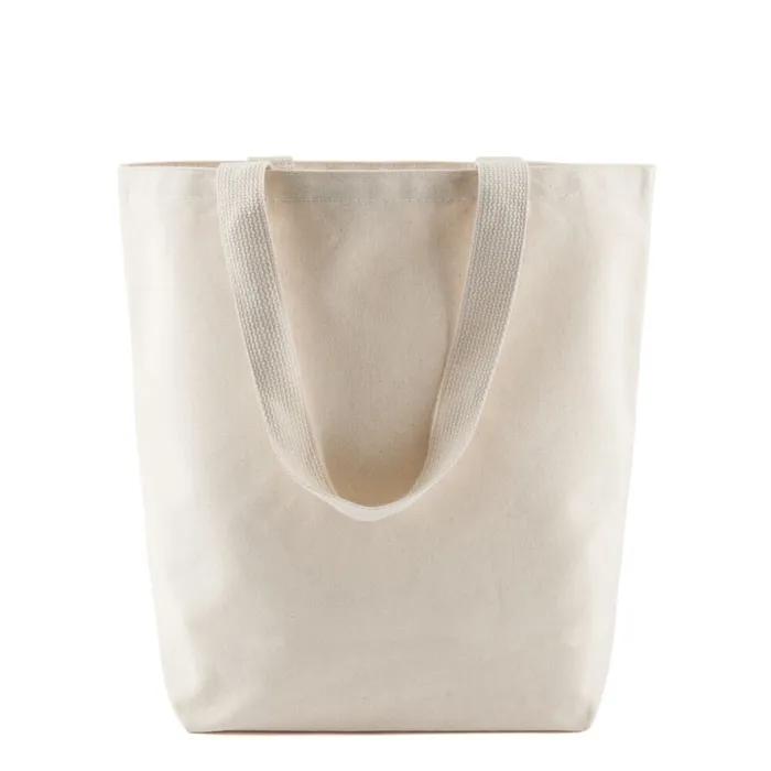 Canvas logo tote bag