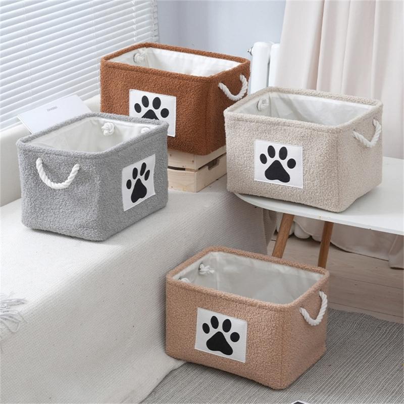Multi Purpose Cloth Storage Bin With Foldable Design For Bedroom Kids Room And Living Room Easy To Carry