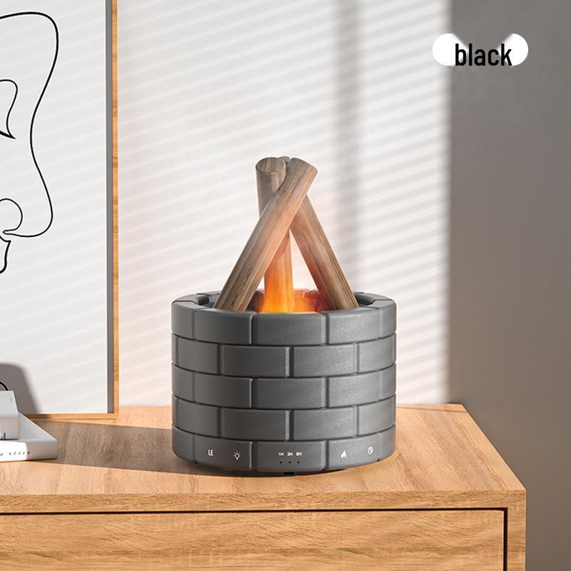 Bonfire Flame Aroma Diffuser: Creative Atmosphere Light & Humidifier for Home or Office