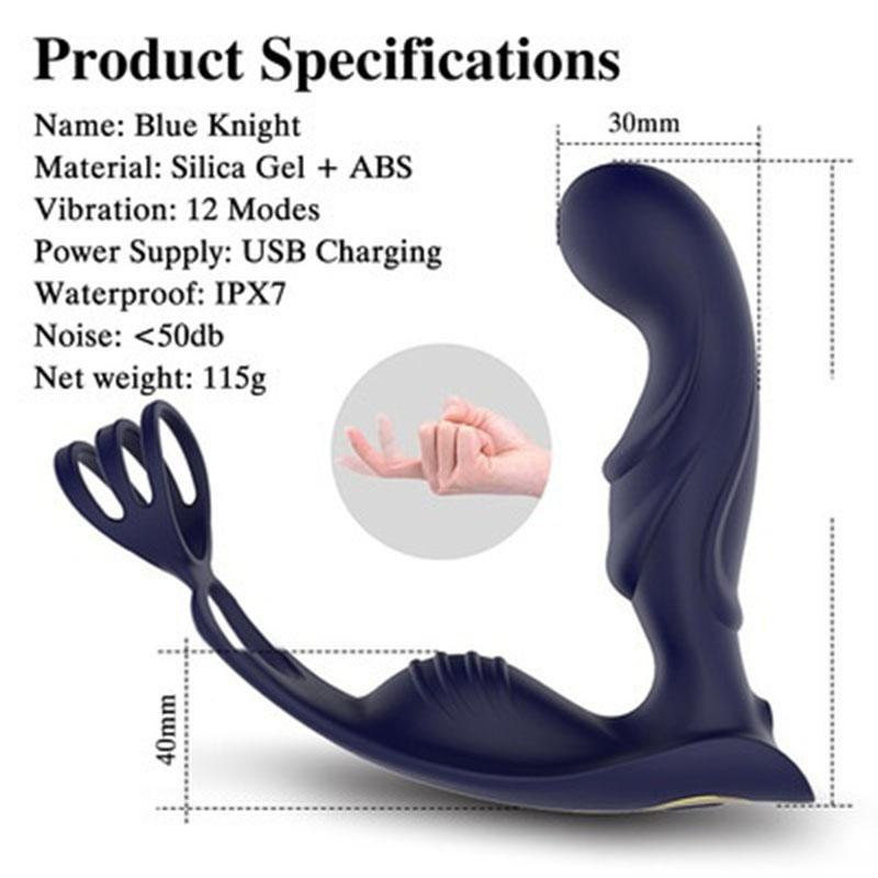 Men's Sex Toys Vibrator Butt Plug Vibration Toys Anal Vibrators Silicone Waterproof G Point Stimulate Prostate Massager