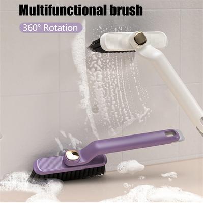 360 Degree Rotating Crevice Cleaning Brush Bathroom Toilet Brush Shower Floor Tile  Joints Dead Angle Crevice Gap Cleaner Brush