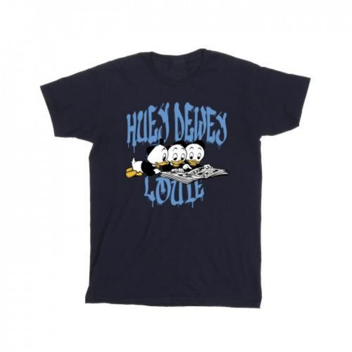 Disney Boys Huey Dewey Louie Reading Cotton T-Shirt XXXXL