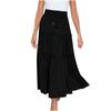 Women's Drawstring High Rise Midi Skirt Tiered Ruffle Maxi Skirt Casual Summer Long Skirt