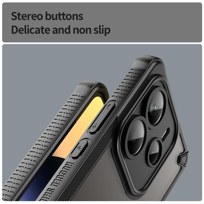 Translucent Phone Case For Xiaomi Redmi Note 14 5G Matte Armor Back Cover For Redmi Note 14 Case Cover For Redmi Note 14 5G Case