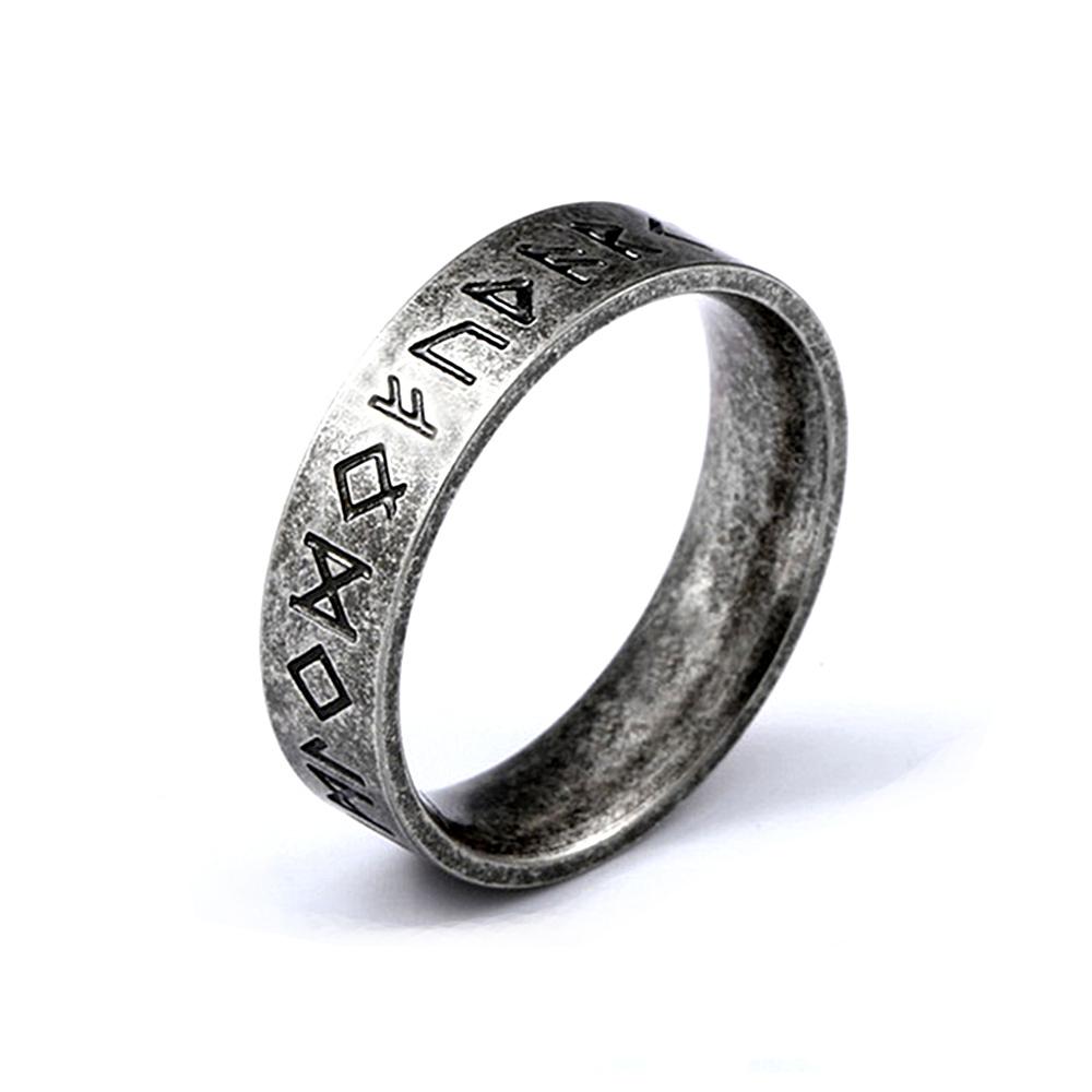 

Simple Retro Viking Rune Ring For Men Women Punk Stainless Steel Odin Letter Viking Rings Fashion Amulet Jewelry Gifts 13