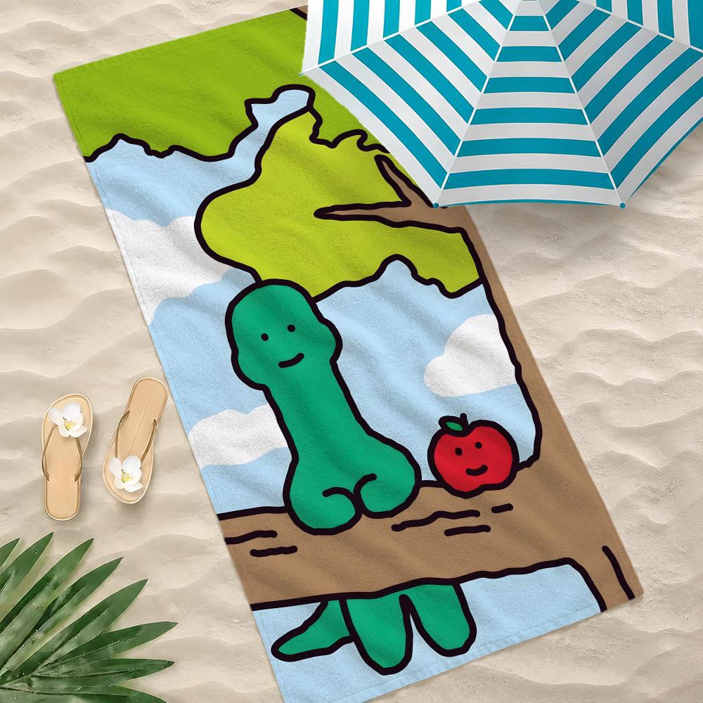 Character JOGUMAN Towel Microfiber Beach Towel Quick Dry Absorbent Soft for Swimming Yoga Resort Travel Camping