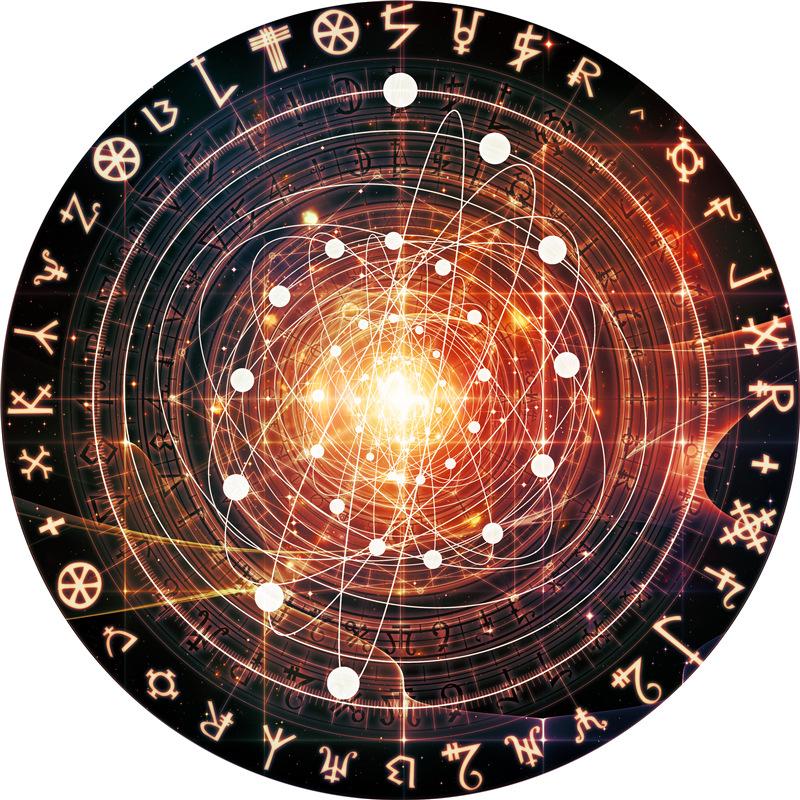 Cute Cartoon Children's Round Rug Living Room Bedroom Rug Children's Game Tent Non-slip Floor Mat Baby Climbing Rug