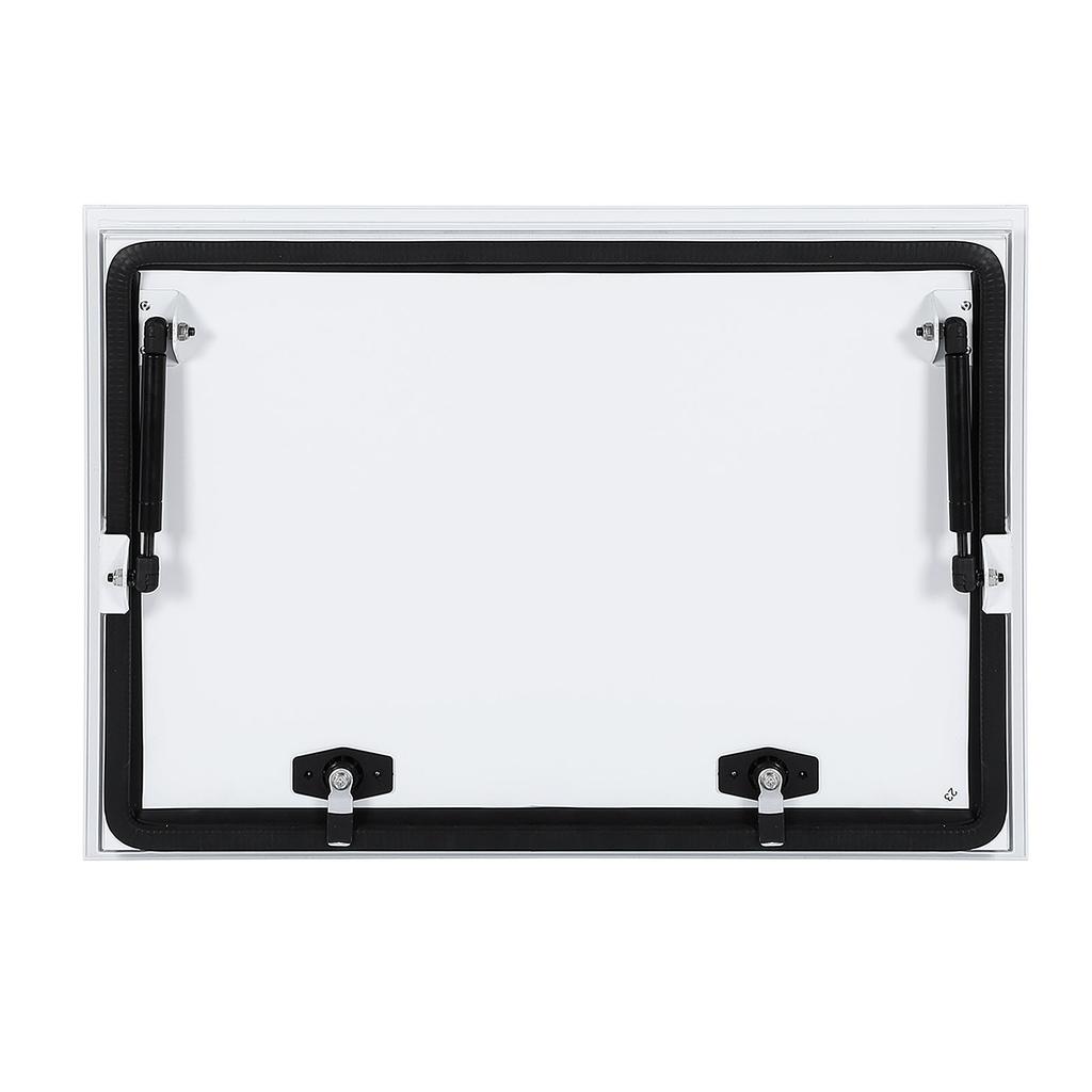 Rv Storage Hatch Door 32 X 20 Inches UV Resistant Aluminum Alloy Square RV Baggage Door with Lock