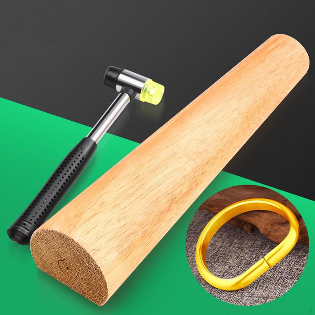 Holz Armreif Dorn Armreif Former Stab Schmuckherstellung Formwerkzeug für Liebende