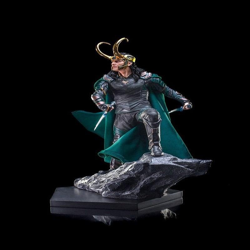 Atemberaubende Loki-Statue aus PVC aus Avengers: Infinity War, Maßstab 1:10, Sammlerstück aus der Kampfszene
