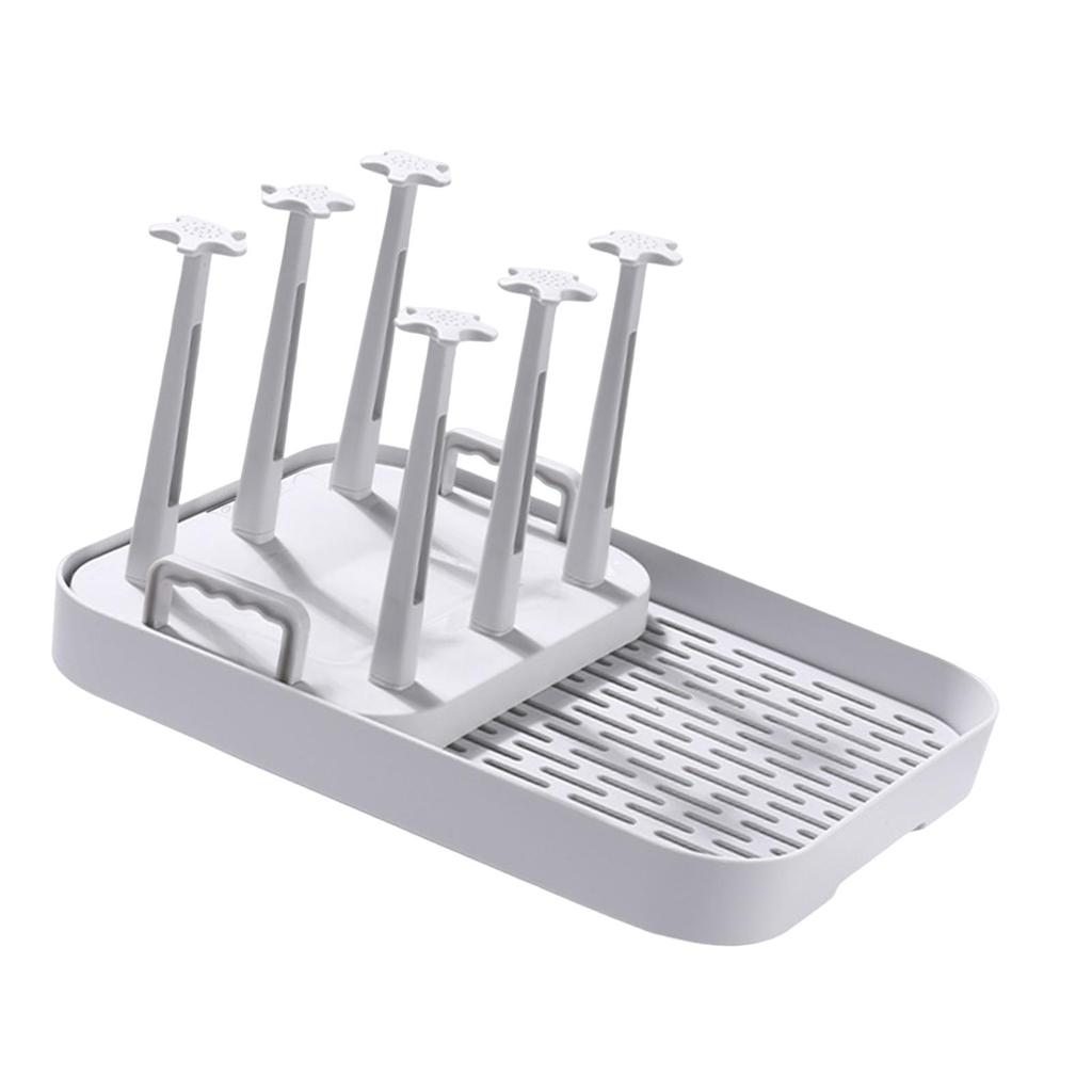 Cup Drying Rack Can Hold 6 Cups Drain Board Drinking Glass Drainer Thickened Cup Holder Rack Kitchen Countertop Restaurant Hotel