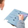 New Cross-Border Product In Case I Go Missing Binderpocket Leather File Folder Accordion Document Bag