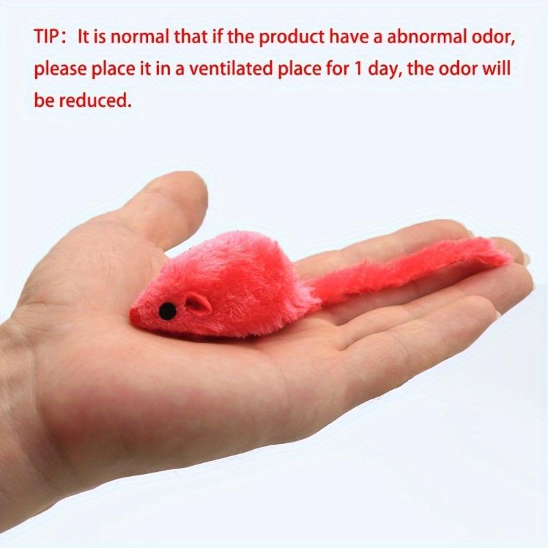 Pachet de 25 Jucării de Pluș pentru Pisici Șoricei Mici Jucării pentru Pisici în Formă de Șoarece Jucării Interactive Șoarece Potrivite pentru Jocuri Agresive Sport