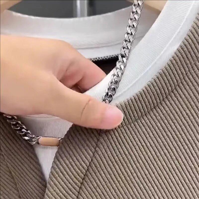 Pánský svetr Jaro 2024 Patchwork Různé barvy K pokožce šetrná látka Módní Všestranný top Ležérní S dlouhým rukávem Spodní tričko