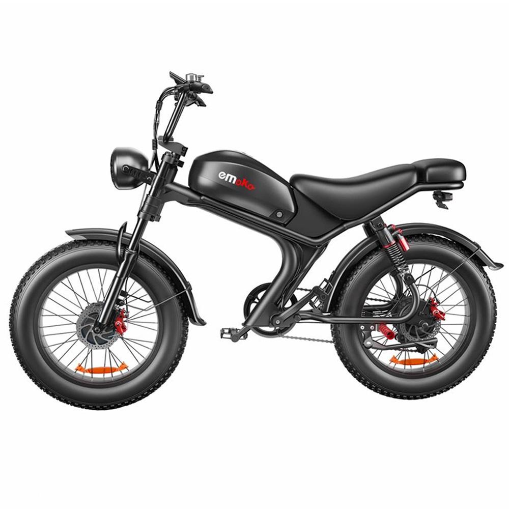 Emoko C93-D Dual-Drive Elektrofahrrad mit 2000W, 48V23Ah, 20×4.0 Fat Tire Pedelec, Hydraulische Scheibenbremsen E-Bike für Pendler & Outdoor-Abenteuer