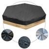 Badekar Svømmebasseng Støvdeksel Sekskant Boblebaddeksel Vanntett Kalesje Utendørs Solskjerm Gårdsplass SPA-deksel Lekehytte for barn