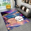 27 Style New Bubu Dudu Love Cartoon Bear Carpet Rug for Living Room Bedroom Home Sofa Decoration,kids Play Non-slip Floor Mat